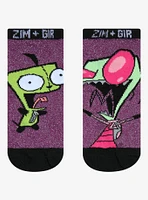 Invader Zim GIR & Zim No-Show Socks