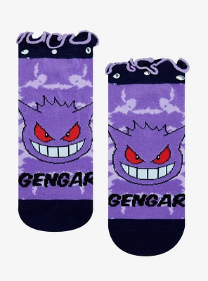 Pokemon Gengar Rhinestone No-Show Socks