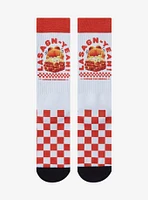 Garfield Lasagn-Yeah! Checker Crew Socks