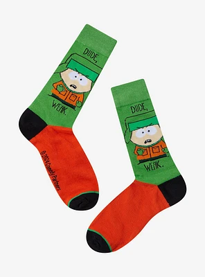 South Park Kyle Dude Weak Crew Socks