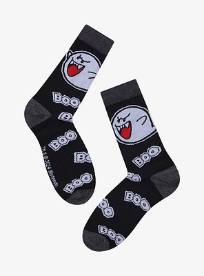 Super Mario Boo Crew Socks