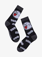 Super Mario Boo Crew Socks