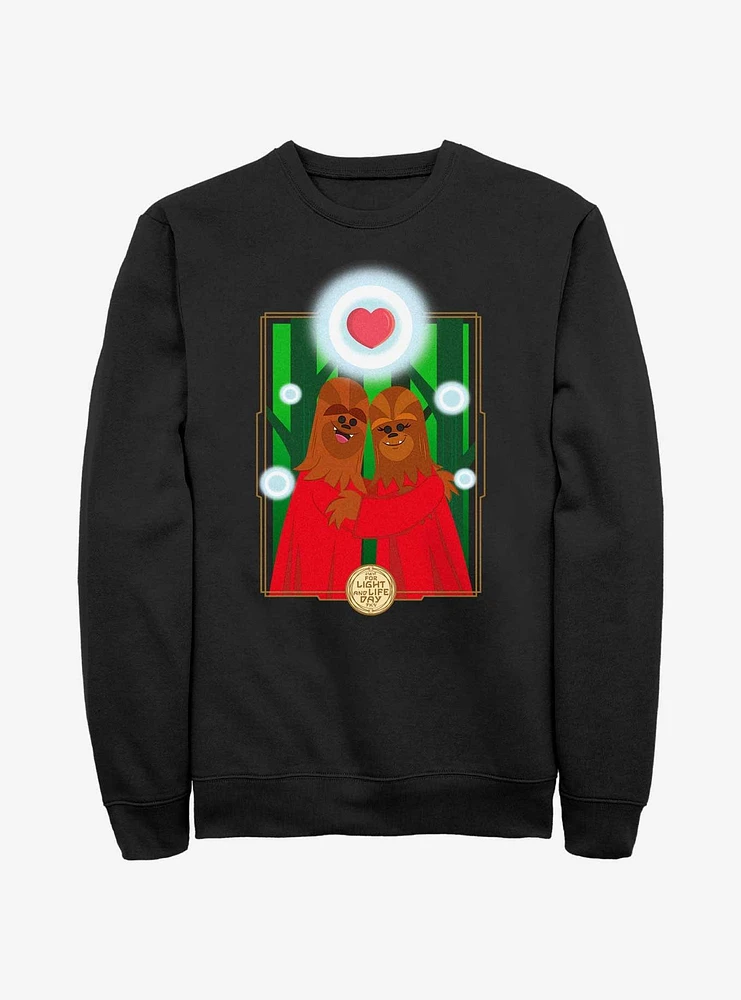 Star Wars Life Day Wookie Love Sweatshirt