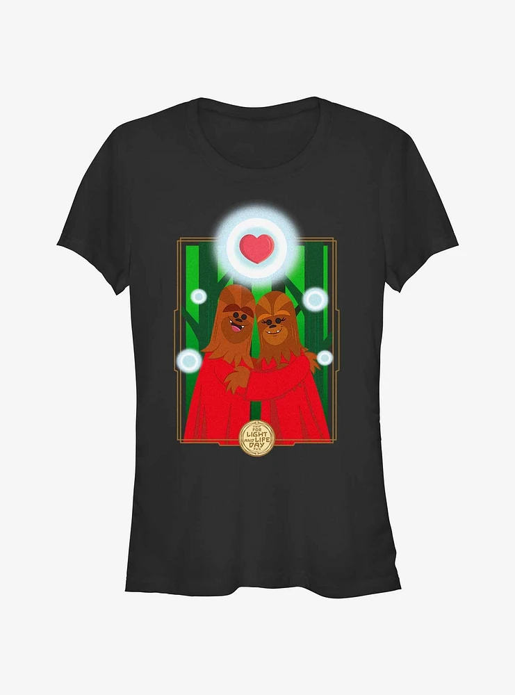 Star Wars Life Day Wookie Love Girls T-Shirt