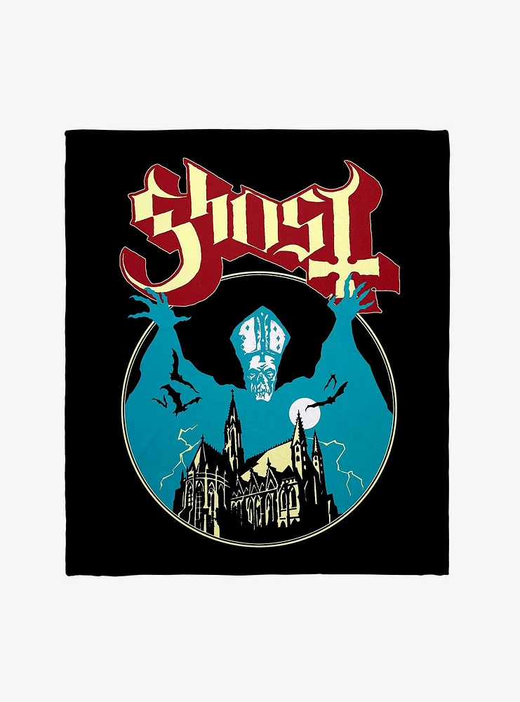 Ghost Opus Throw Blanket