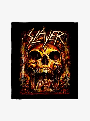 Slayer Blood Skull Throw Blanket