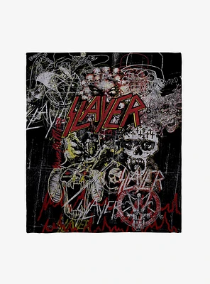 Slayer Collage Throw Blanket