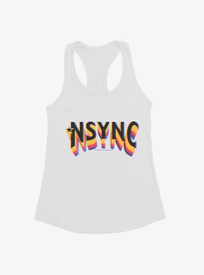 NSYNC Rainbow Fade Logo Girls Tank