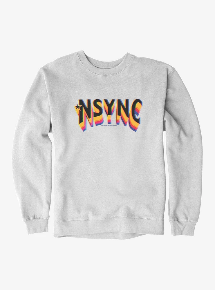 NSYNC Rainbow Fade Logo Sweatshirt