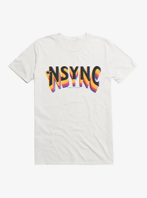 NSYNC Rainbow Fade Logo T-Shirt