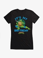 Teenage Mutant Ninja Turtles Birthday Leonardo Girls T-Shirt