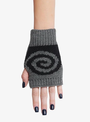 Swirl Knit Fingerless Gloves