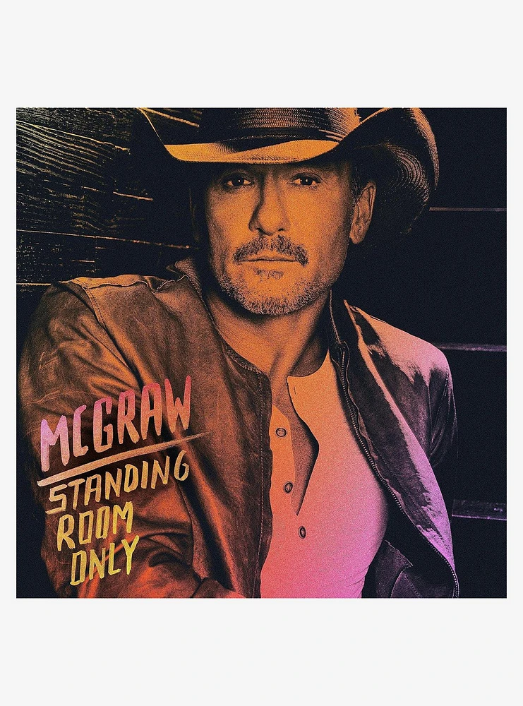 Tim McGraw Standing Room Only (Clear 2LP) Vinyl LP