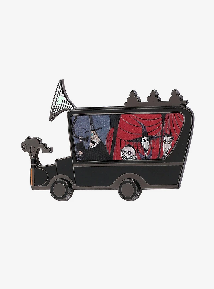 Loungefly Disney The Nightmare Before Christmas Mayor's Car Lenticular Spinning Limited Edition Enamel Pin