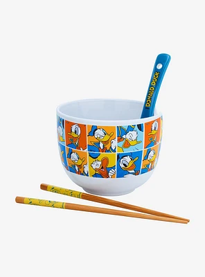 Disney Donald Duck Portrait Grid Ramen Bowl Set