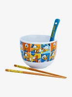 Disney Donald Duck Portrait Grid Ramen Bowl Set