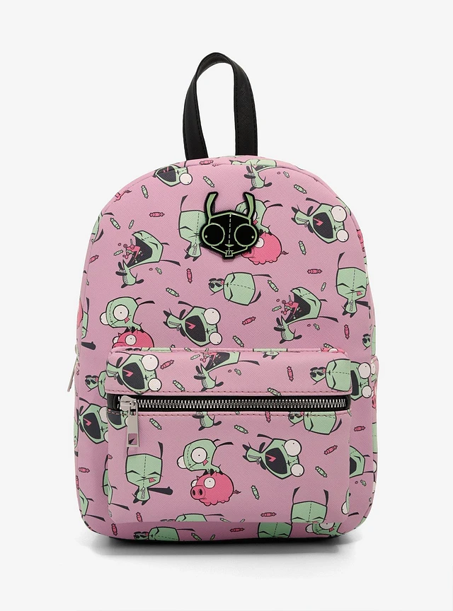 invader zim gir mini backpack Loungefly Glow or lounging at home Loungefly Invader Zim Gir Dog