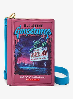 Loungefly Goosebumps One Day At Horrorland Figural Crossbody Bag