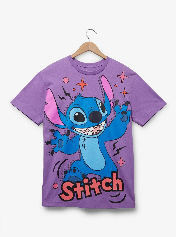 Disney Lilo & Stitch Jumbo Print Vintage Women's T-Shirt — BoxLunch Exclusive