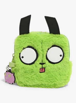 Invader Zim GIR Plush Coin Purse With Wrist Lanyard