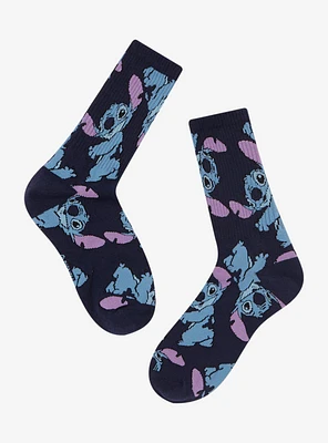 Disney Lilo & Stitch Allover Print Crew Socks — BoxLunch Exclusive