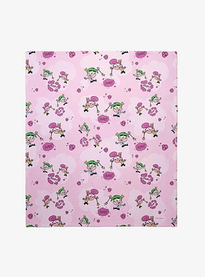 Fairly Oddparents Poof Zap Throw Blanket