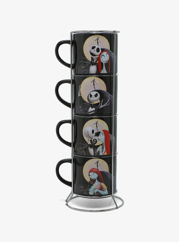 The Nightmare Before Christmas Jack & Sally Mug Set