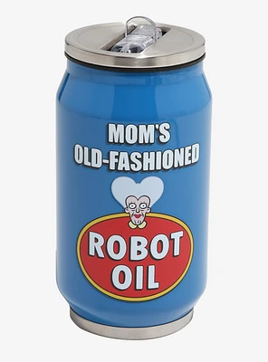 Futurama Robot Oil Soda Can Water Bottle