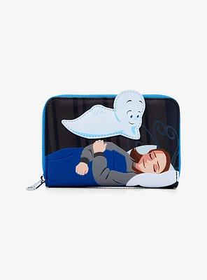 Loungefly Casper Can I Keep You Glow-In-The-Dark Zipper Wallet