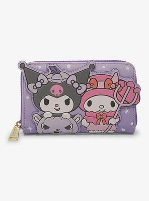 My Melody & Kuromi Halloween Glow-In-The-Dark Zipper Wallet