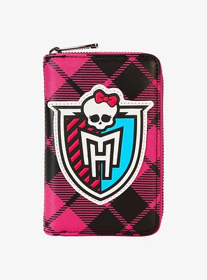 Loungefly Monster High Crest Mini Zipper Wallet