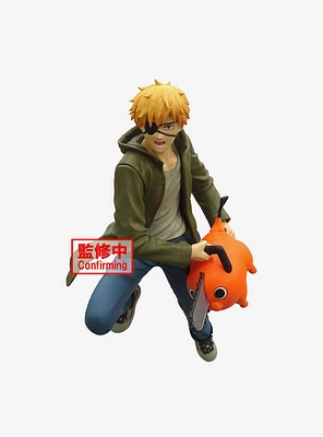 Bandai Spirits Chainsaw Man Denji & Pochita Vibrations Stars Prize Figure Set