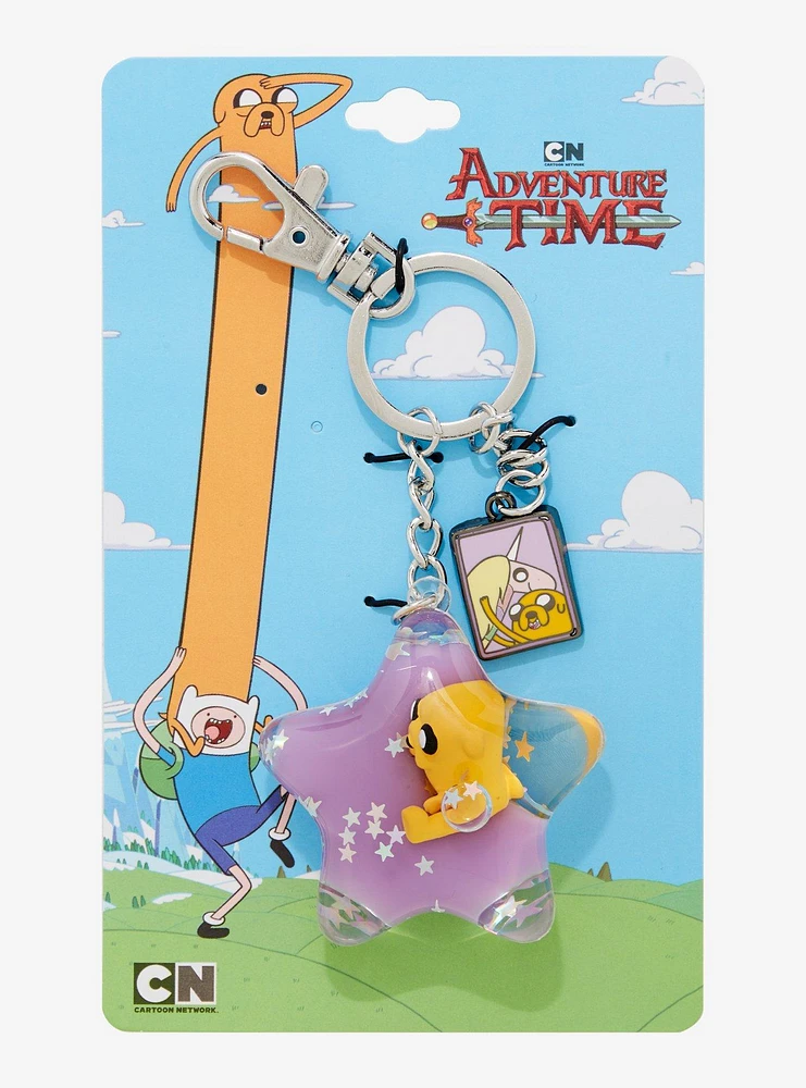 Adventure Time Jake Floating Multi-Charm Keychain