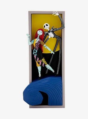 Culturefly Disney The Nightmare Before Christmas Nooks Jack Skellington & Sally Book Nook Figure