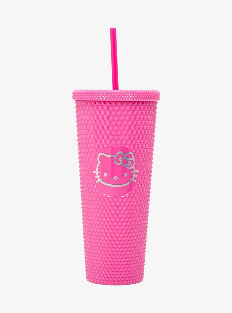 Hello Kitty Pink Pyramid Acrylic Travel Cup