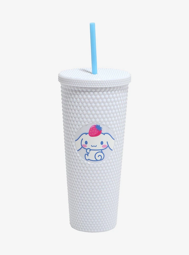 Cinnamoroll White Pyramid Stud Acrylic Travel Cup