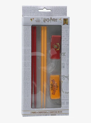 Harry Potter Hogwarts Chopstick and Rest Set