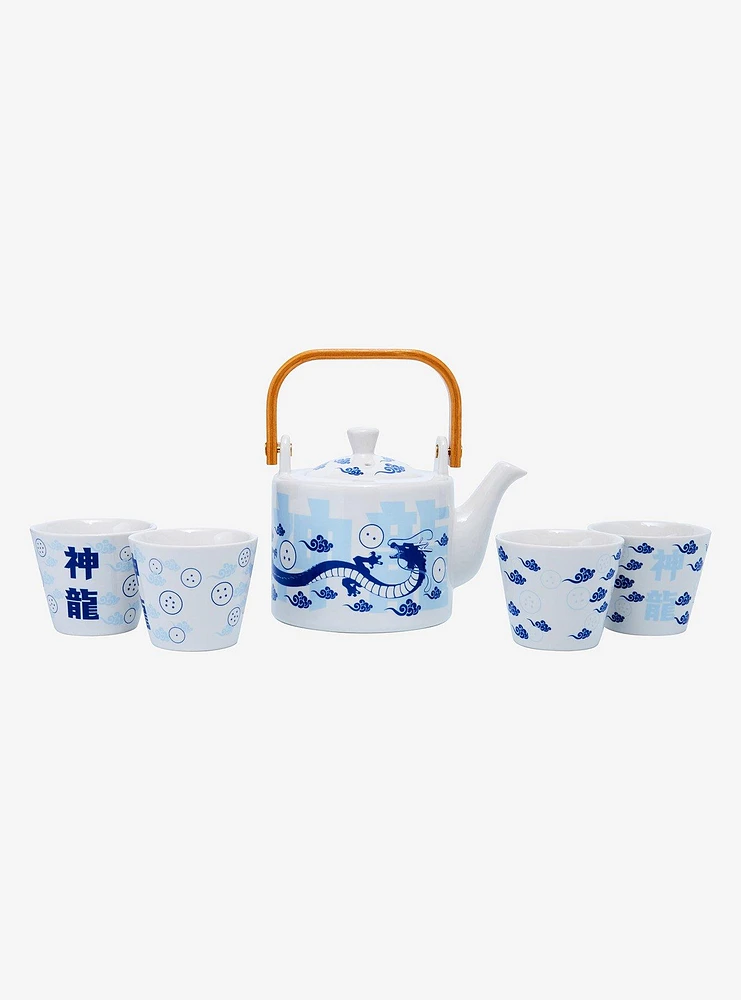 Dragon Ball Z Blue & White Icons Tea Set