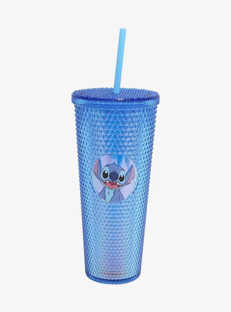 Disney Stitch Blue Pyramid Acrylic Travel Cup