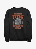 Attack on Titan Colossus Jersey Sweatshirt