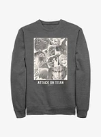 Attack on Titan Collage Sweatshirt