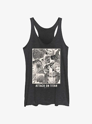 Attack on Titan Collage Girls Tank