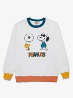 Samii Ryan Peanuts Snoopy and Woodstock Women's Crewneck