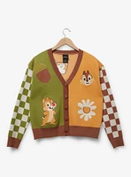 Disney Chip & Dale Acorn Embroidered Cropped Cardigan — BoxLunch Exclusive