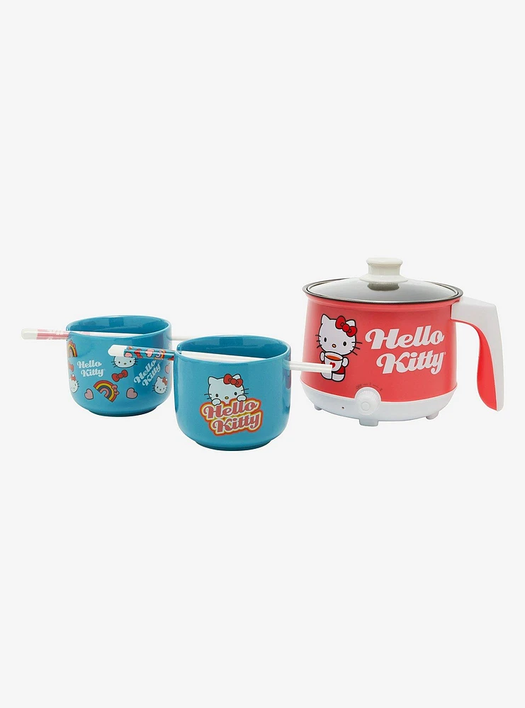 Sanrio Hello Kitty Retro Hot Pot and Bowl Set