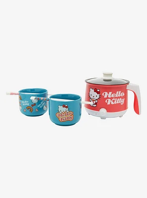 Sanrio Hello Kitty Retro Hot Pot and Bowl Set