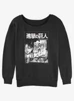 Attack On Titan Levi The Hill Womens Slouchy Sweatshirt