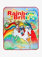 Rainbow Brite & Starlite Throw Blanket