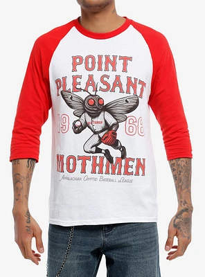 Point Pleasant Mothmen Baseball Raglan T-Shirt