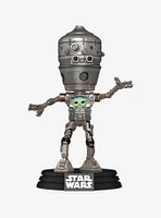 Funko Star Wars The Mandalorian Pop! IG-12 With Grogu Vinyl Bobble-Head Figure